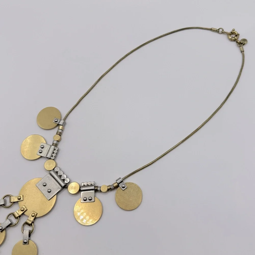 MADEWELL Mixed Metals Statement Necklace - Picture 7 of 12
